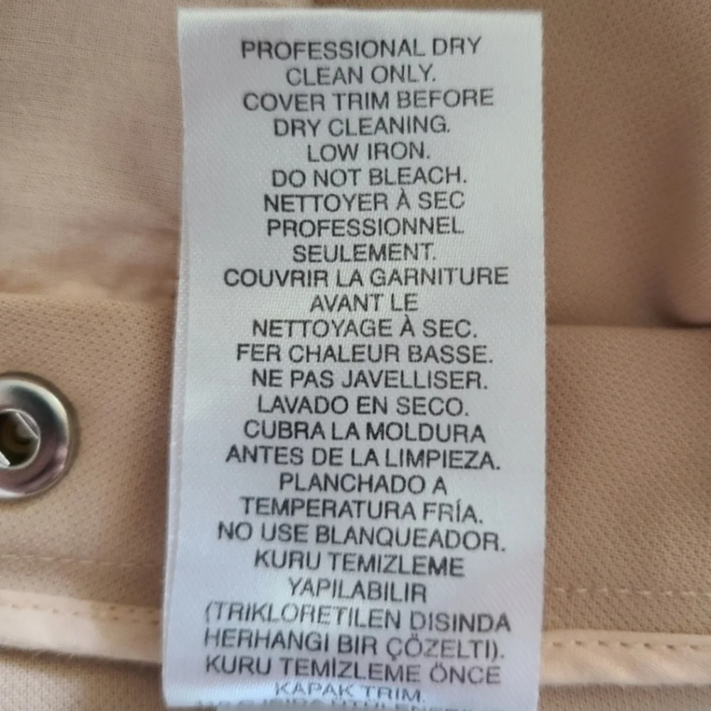 Tibi Anson Skinny Crop Pants, Size 10, Blush, EUC